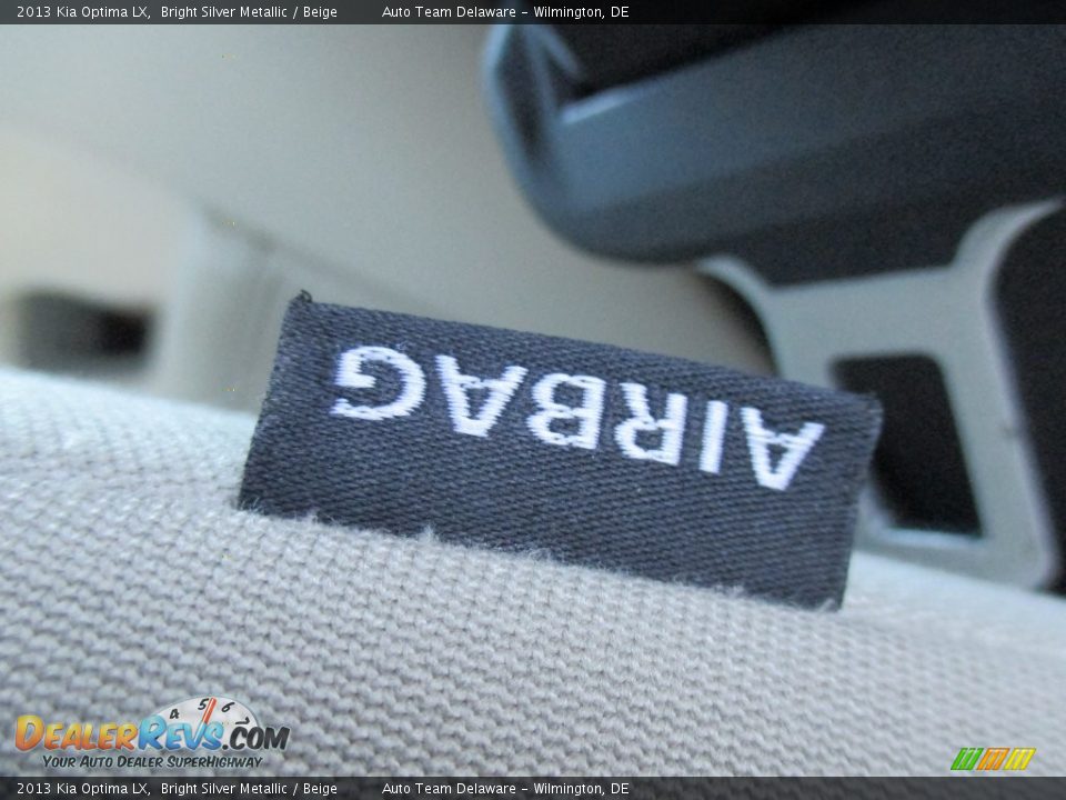 2013 Kia Optima LX Bright Silver Metallic / Beige Photo #33