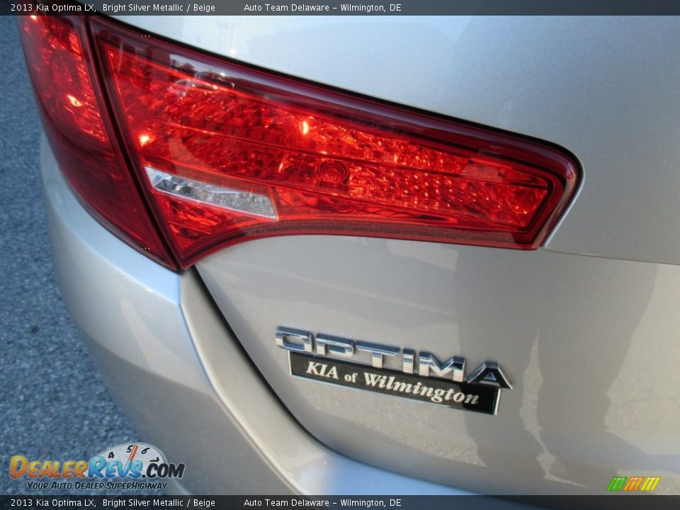 2013 Kia Optima LX Bright Silver Metallic / Beige Photo #34