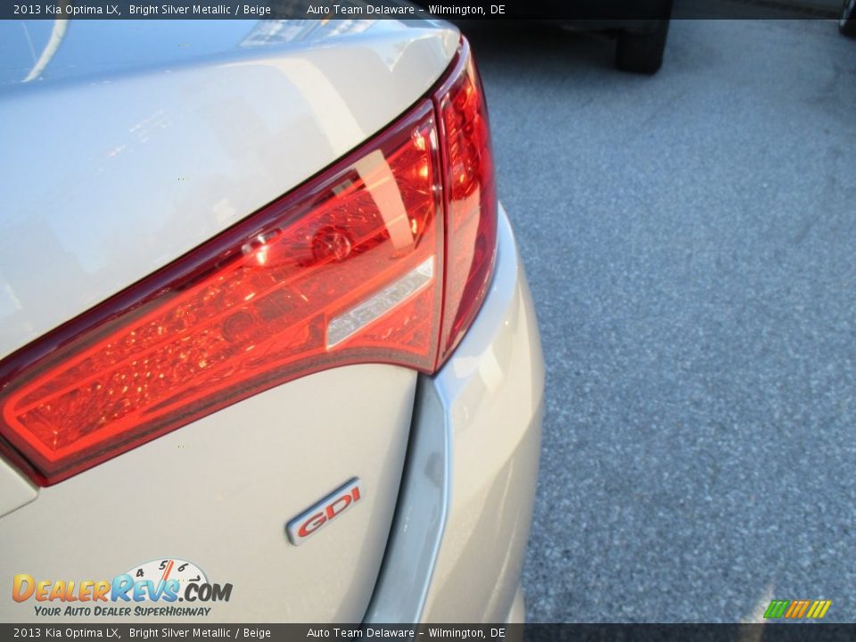 2013 Kia Optima LX Bright Silver Metallic / Beige Photo #35