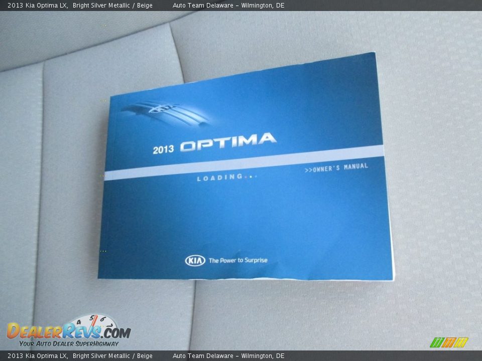 2013 Kia Optima LX Bright Silver Metallic / Beige Photo #36