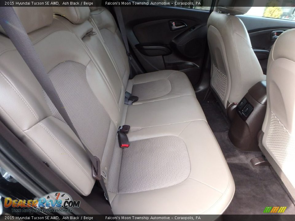 2015 Hyundai Tucson SE AWD Ash Black / Beige Photo #13