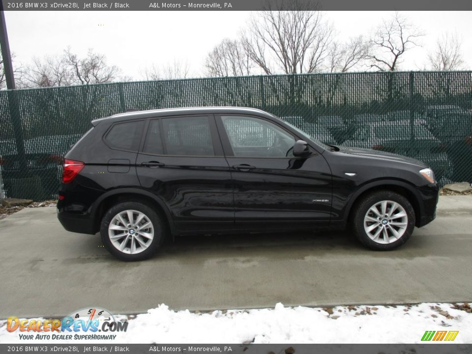 2016 BMW X3 xDrive28i Jet Black / Black Photo #2