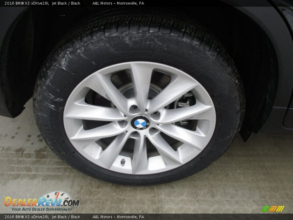 2016 BMW X3 xDrive28i Jet Black / Black Photo #3