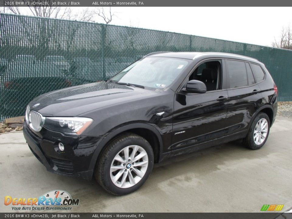 2016 BMW X3 xDrive28i Jet Black / Black Photo #8