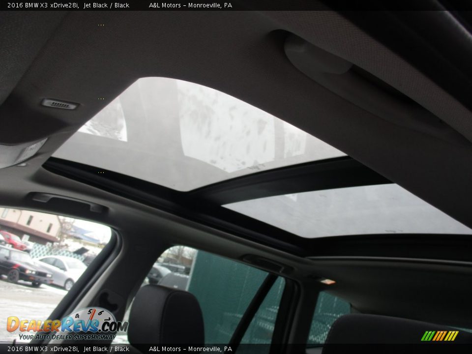 2016 BMW X3 xDrive28i Jet Black / Black Photo #11