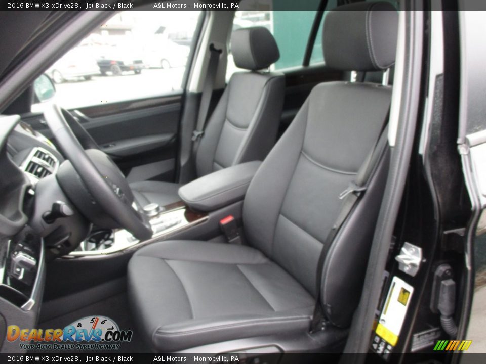 2016 BMW X3 xDrive28i Jet Black / Black Photo #13