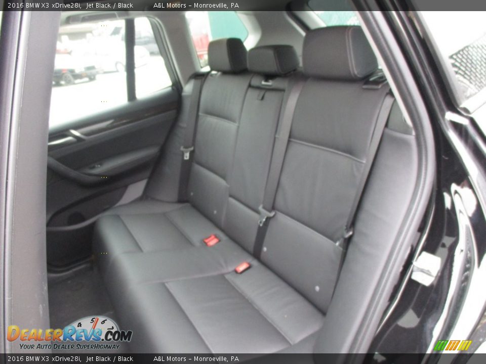 2016 BMW X3 xDrive28i Jet Black / Black Photo #14