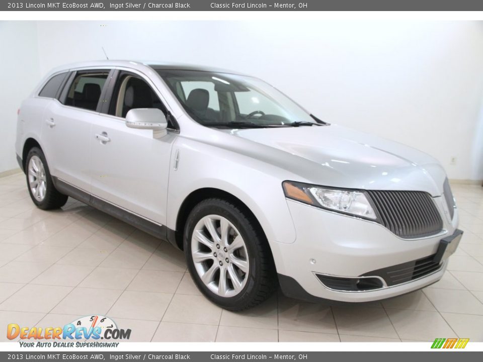 2013 Lincoln MKT EcoBoost AWD Ingot Silver / Charcoal Black Photo #1