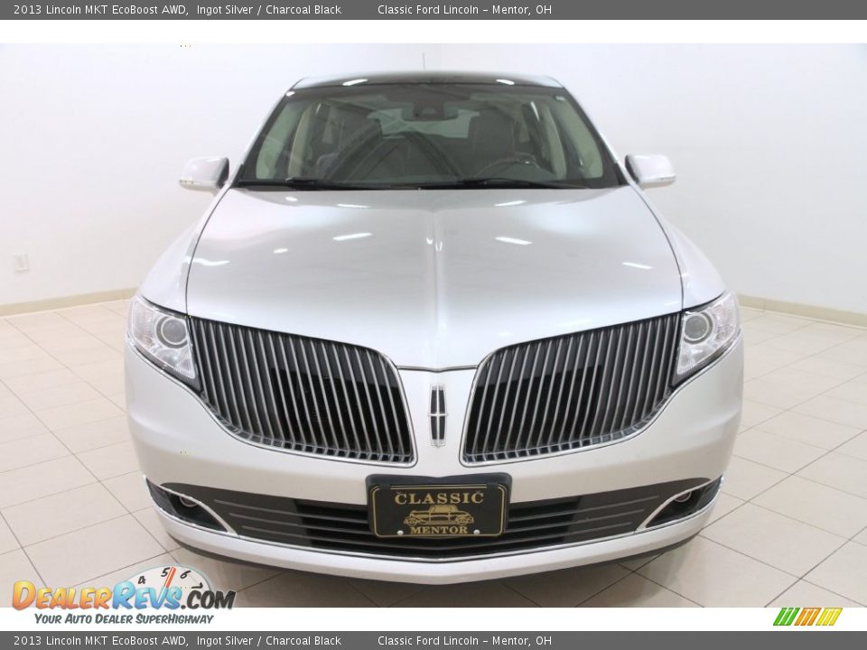2013 Lincoln MKT EcoBoost AWD Ingot Silver / Charcoal Black Photo #2