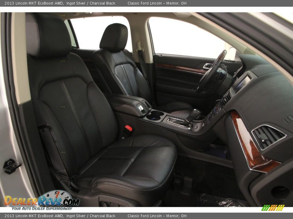 2013 Lincoln MKT EcoBoost AWD Ingot Silver / Charcoal Black Photo #13