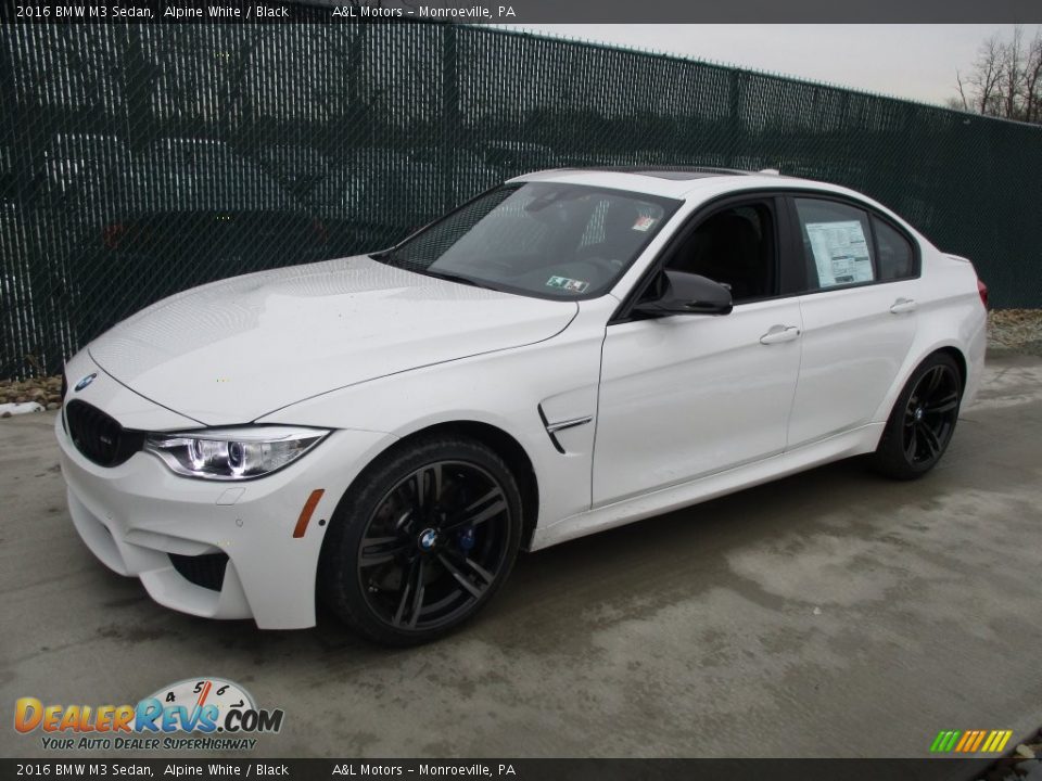 2016 BMW M3 Sedan Alpine White / Black Photo #8