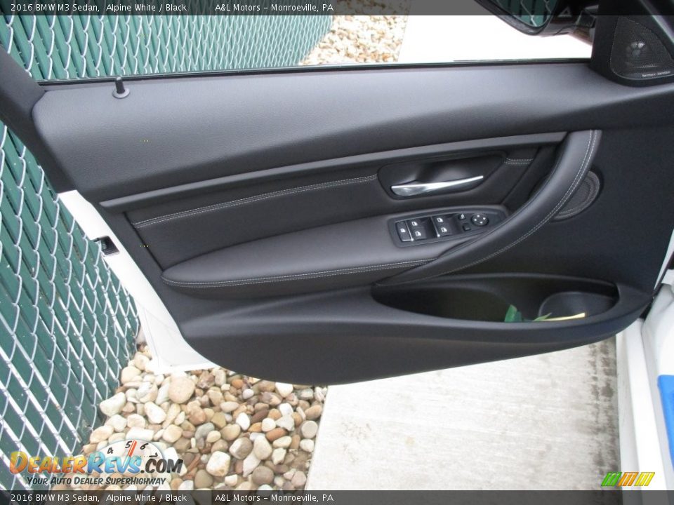 2016 BMW M3 Sedan Alpine White / Black Photo #11
