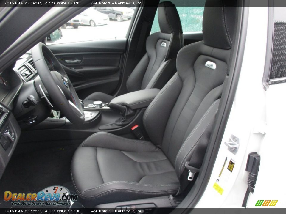 2016 BMW M3 Sedan Alpine White / Black Photo #13