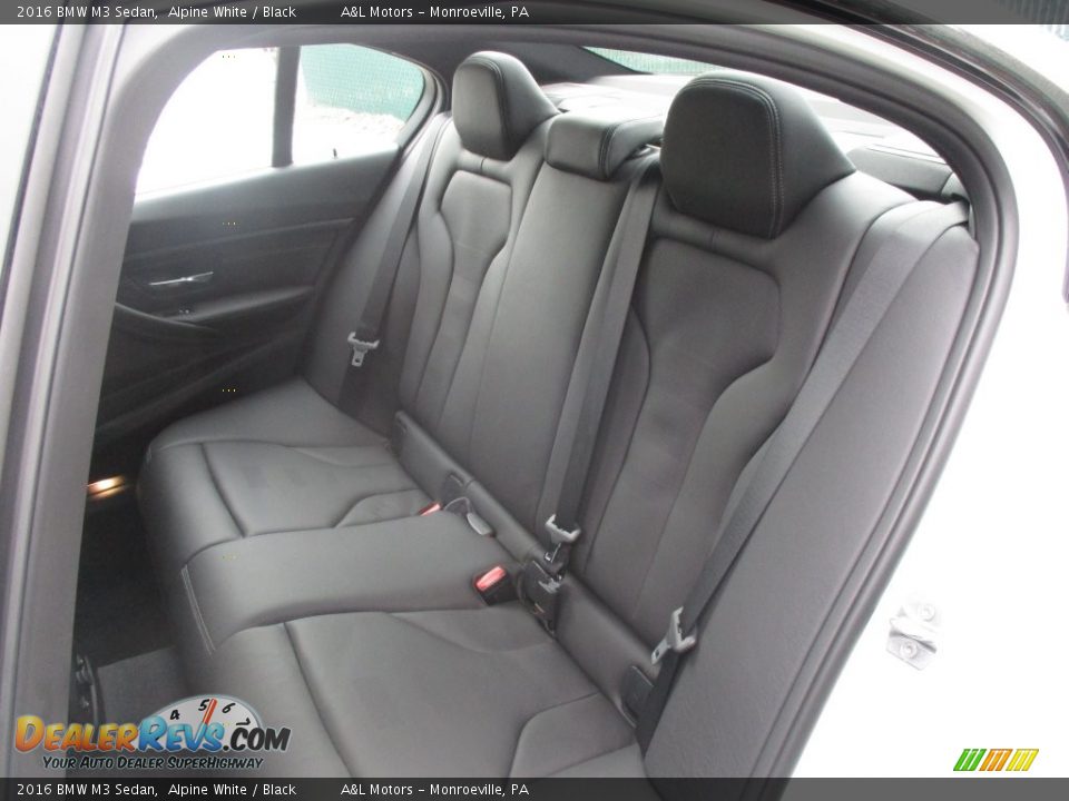 2016 BMW M3 Sedan Alpine White / Black Photo #14