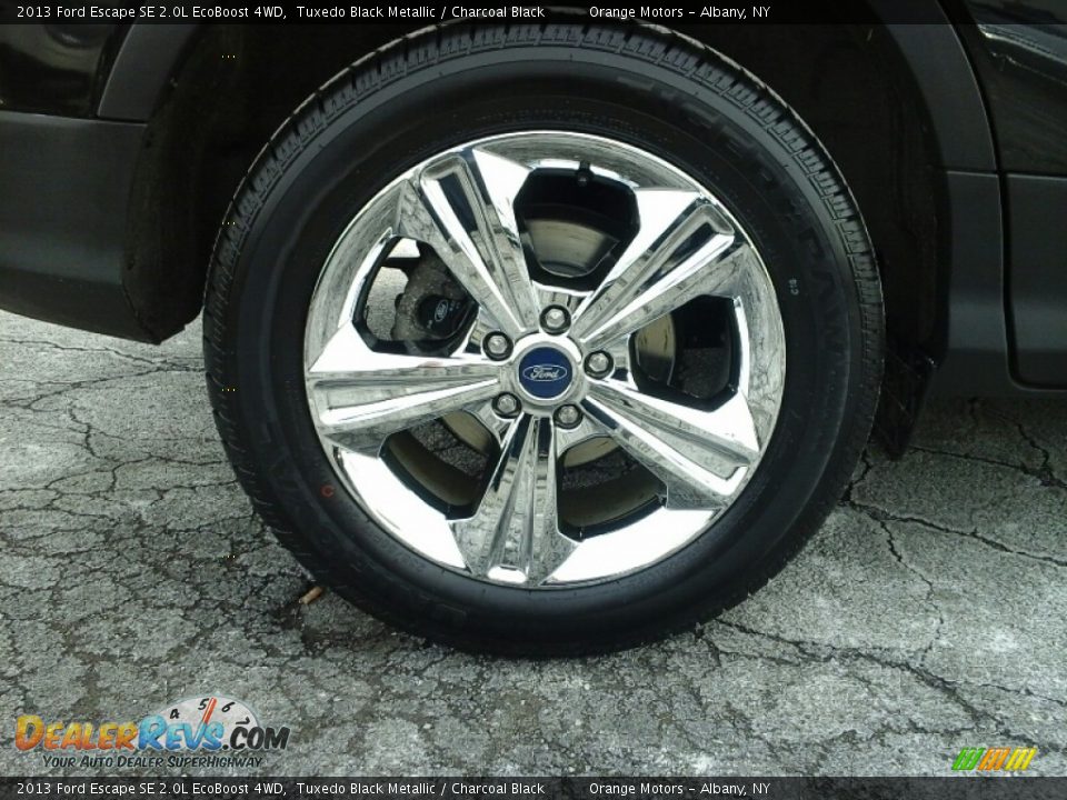 2013 Ford Escape SE 2.0L EcoBoost 4WD Tuxedo Black Metallic / Charcoal Black Photo #7