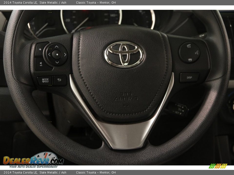 2014 Toyota Corolla LE Slate Metallic / Ash Photo #6