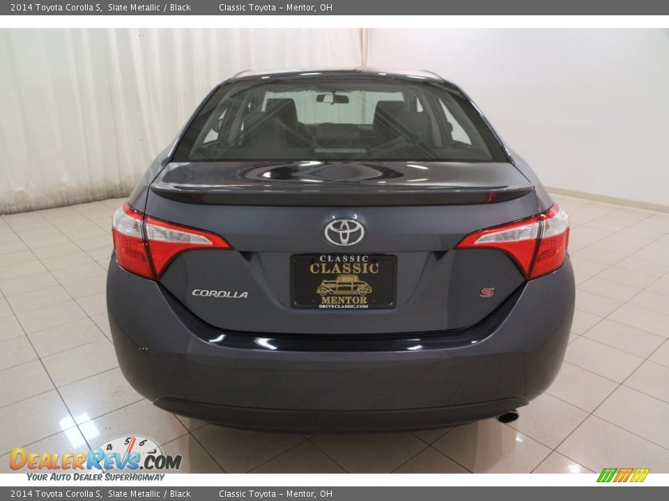 2014 Toyota Corolla S Slate Metallic / Black Photo #13