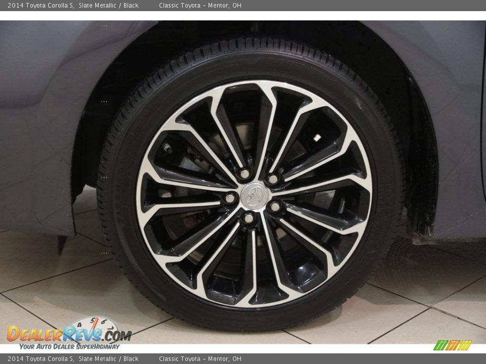 2014 Toyota Corolla S Slate Metallic / Black Photo #15