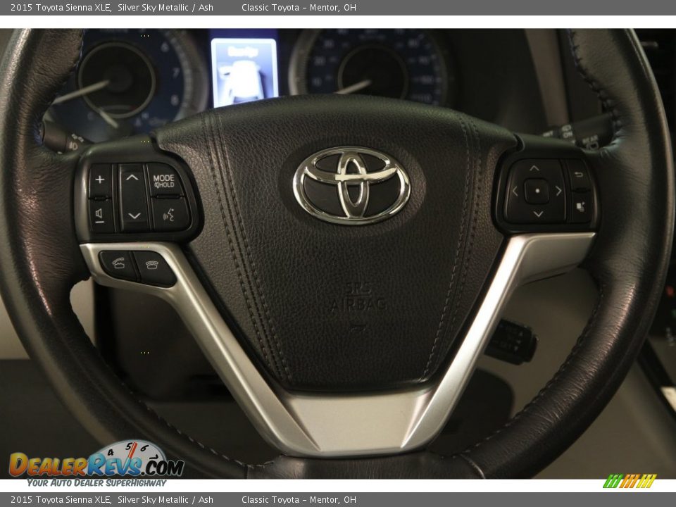 2015 Toyota Sienna XLE Silver Sky Metallic / Ash Photo #6