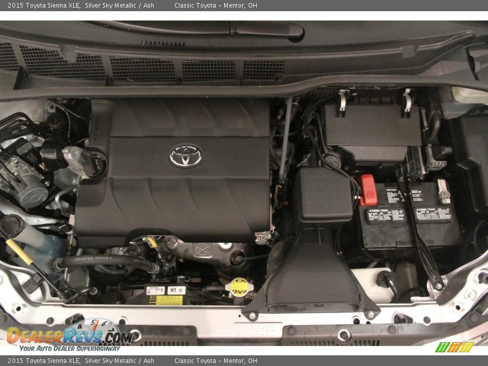 2015 Toyota Sienna XLE Silver Sky Metallic / Ash Photo #16