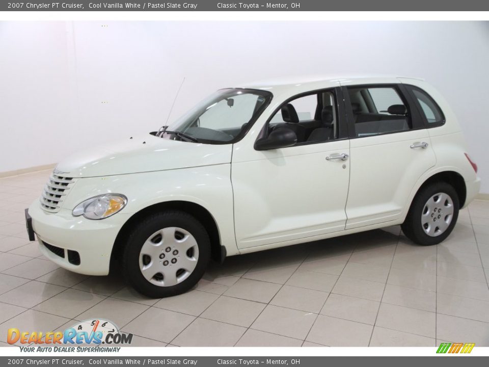 2007 Chrysler PT Cruiser Cool Vanilla White / Pastel Slate Gray Photo #3