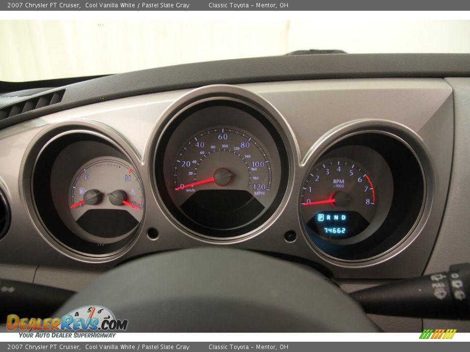 2007 Chrysler PT Cruiser Cool Vanilla White / Pastel Slate Gray Photo #7