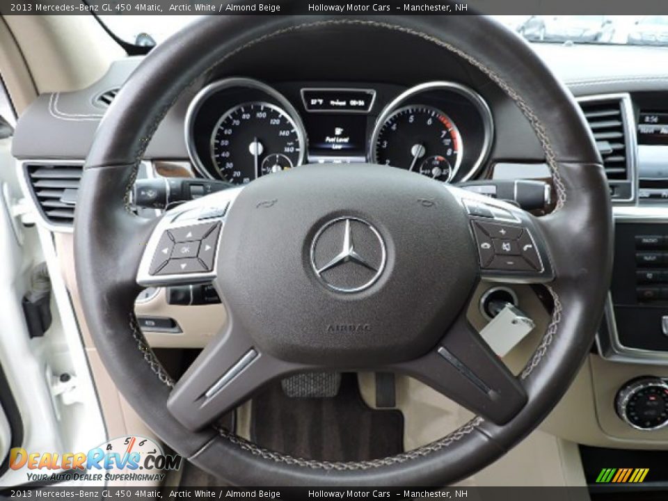 2013 Mercedes-Benz GL 450 4Matic Arctic White / Almond Beige Photo #9