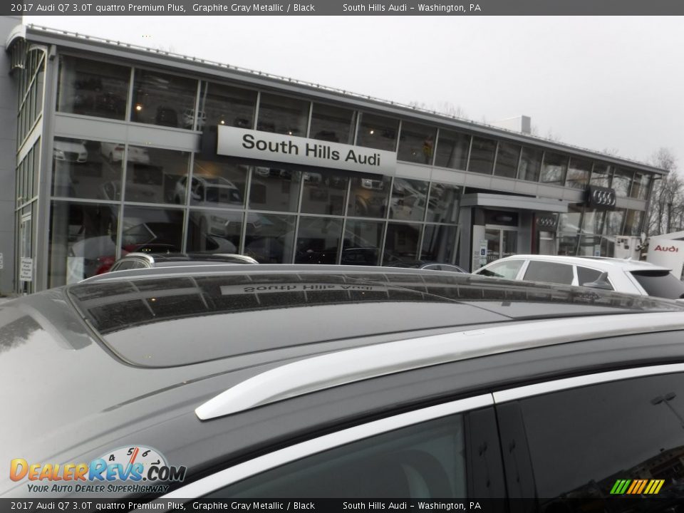 2017 Audi Q7 3.0T quattro Premium Plus Graphite Gray Metallic / Black Photo #3