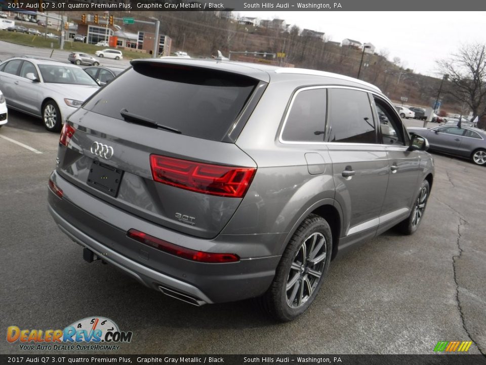 2017 Audi Q7 3.0T quattro Premium Plus Graphite Gray Metallic / Black Photo #10