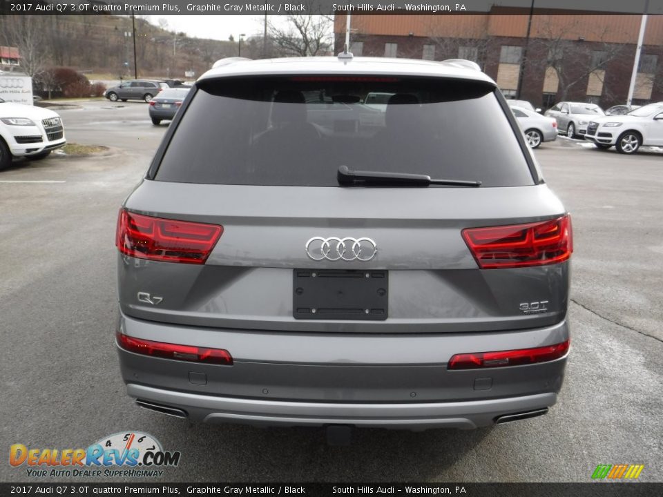 2017 Audi Q7 3.0T quattro Premium Plus Graphite Gray Metallic / Black Photo #11