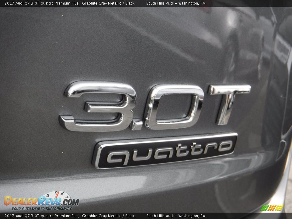 2017 Audi Q7 3.0T quattro Premium Plus Graphite Gray Metallic / Black Photo #14