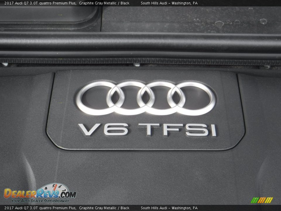 2017 Audi Q7 3.0T quattro Premium Plus Graphite Gray Metallic / Black Photo #16