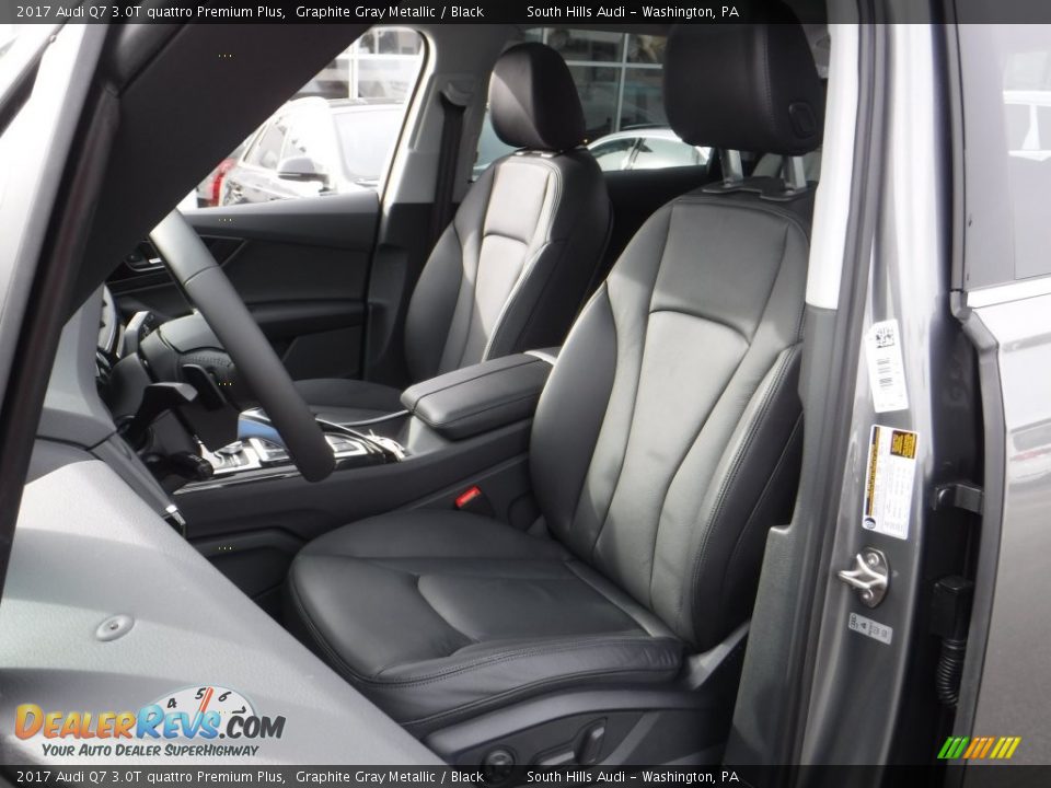 2017 Audi Q7 3.0T quattro Premium Plus Graphite Gray Metallic / Black Photo #18