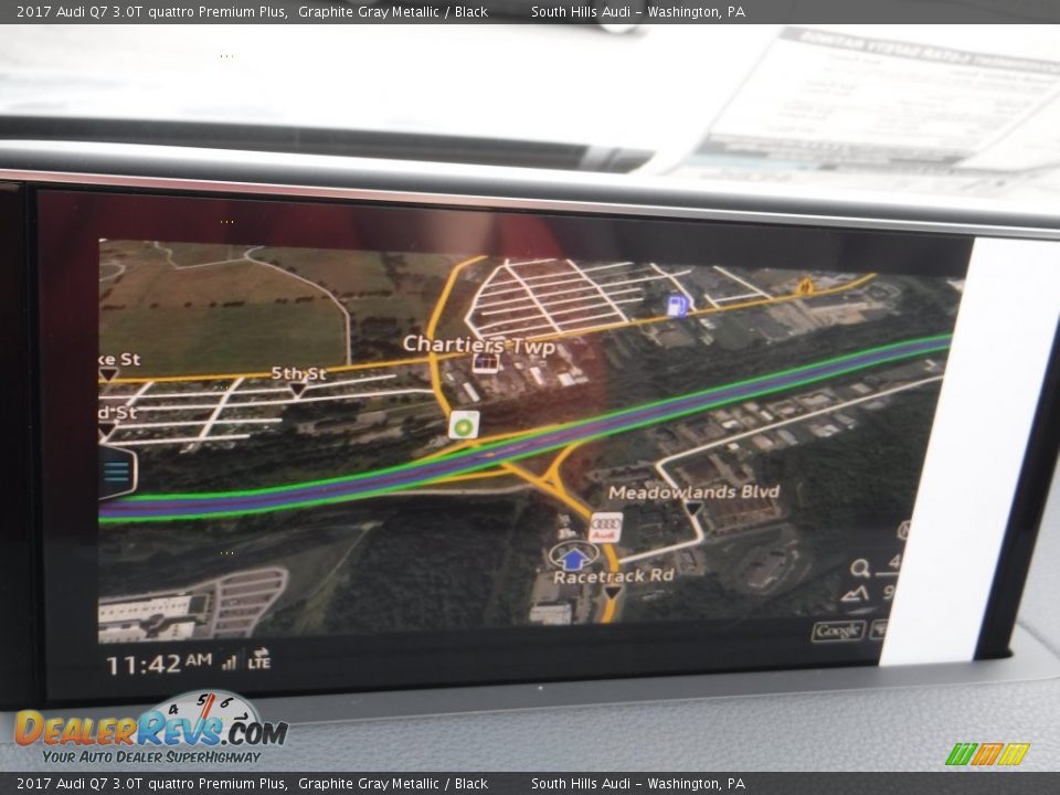 2017 Audi Q7 3.0T quattro Premium Plus Graphite Gray Metallic / Black Photo #23