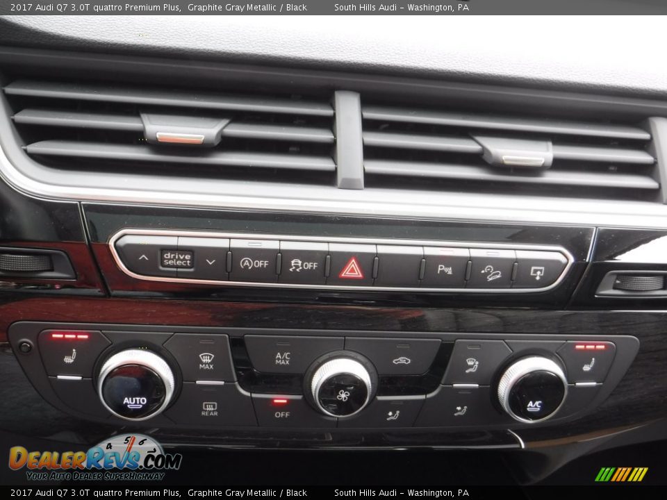 2017 Audi Q7 3.0T quattro Premium Plus Graphite Gray Metallic / Black Photo #25