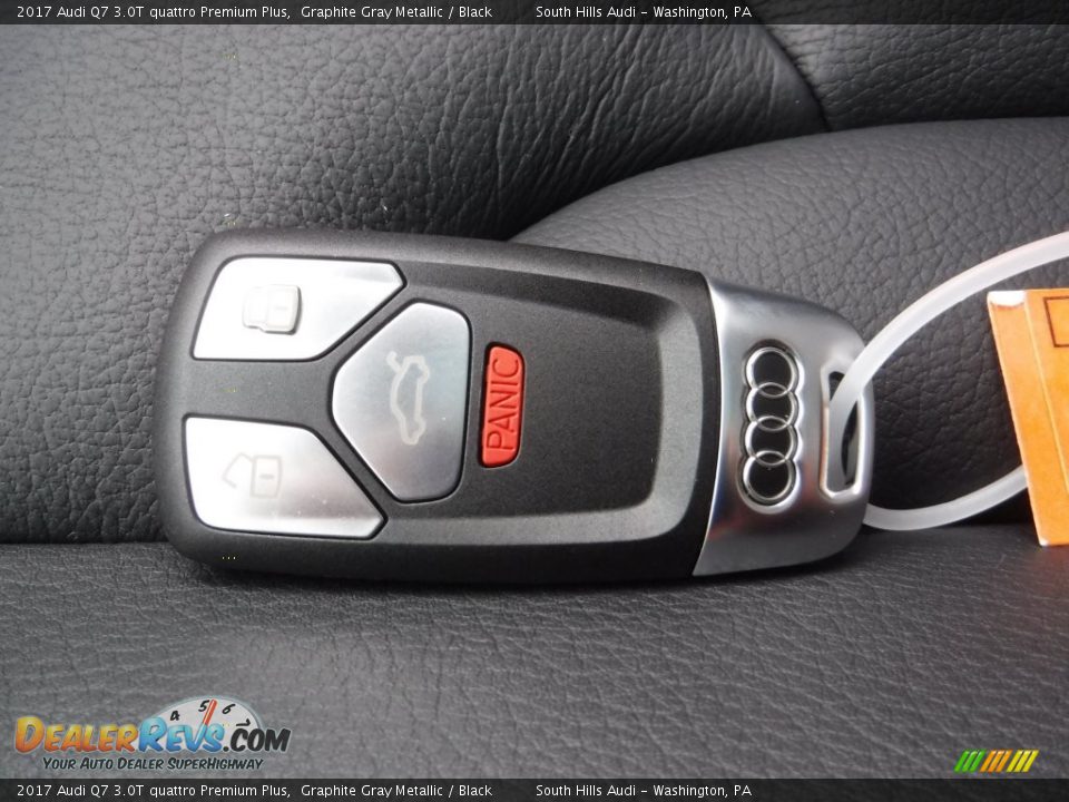 2017 Audi Q7 3.0T quattro Premium Plus Graphite Gray Metallic / Black Photo #29