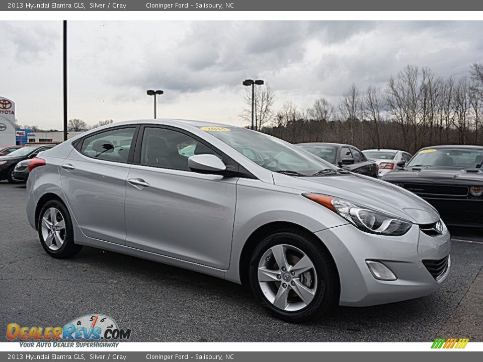 2013 Hyundai Elantra GLS Silver / Gray Photo #1