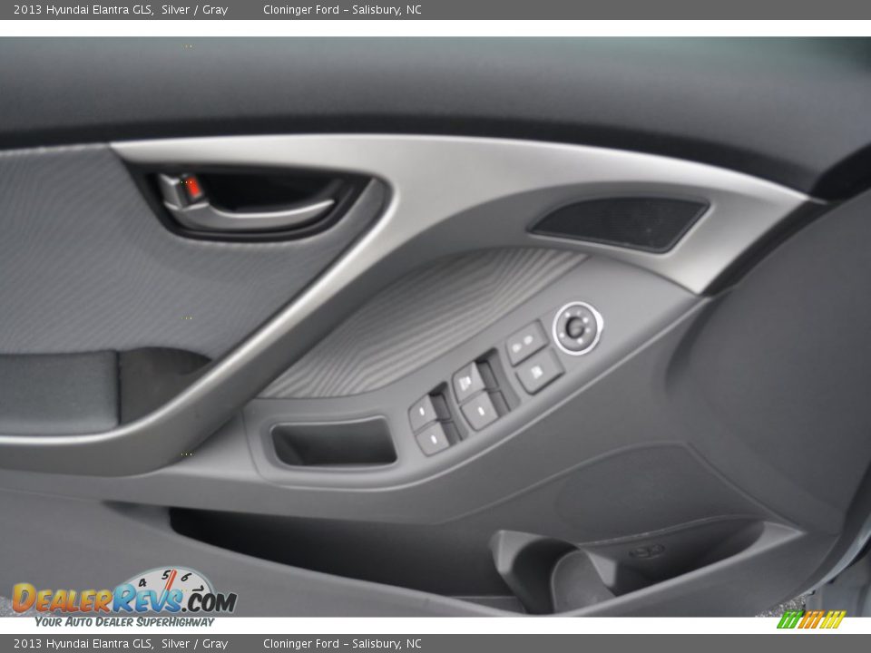 2013 Hyundai Elantra GLS Silver / Gray Photo #9