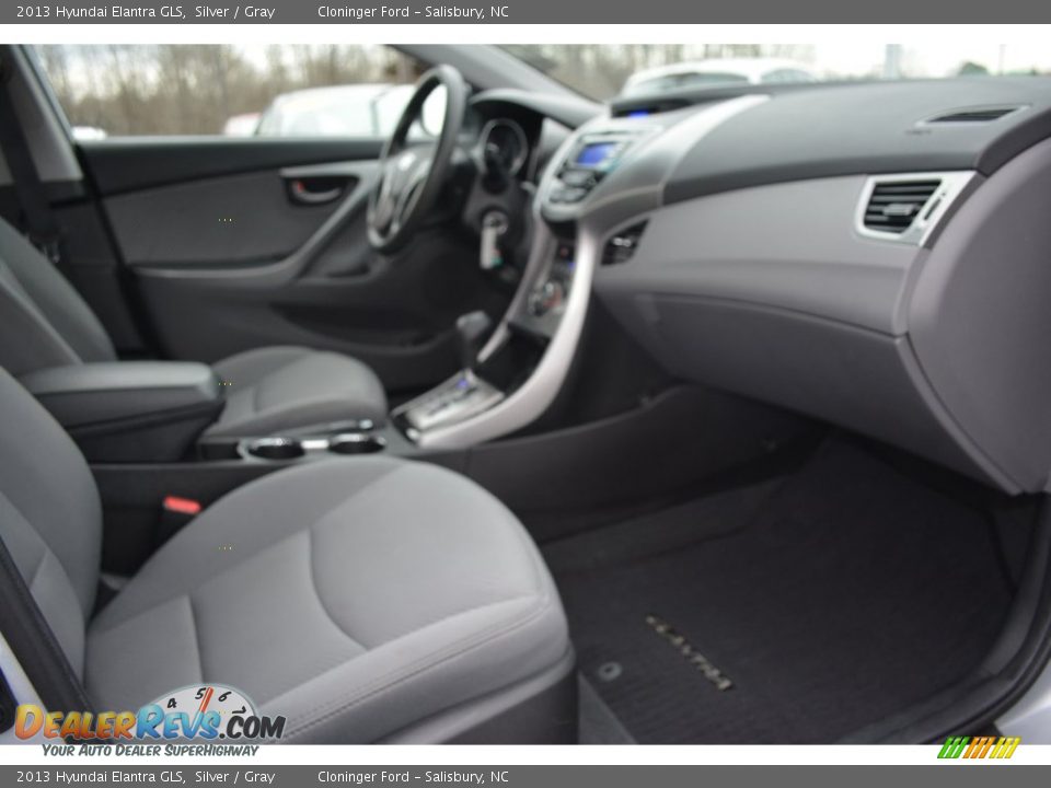 2013 Hyundai Elantra GLS Silver / Gray Photo #16