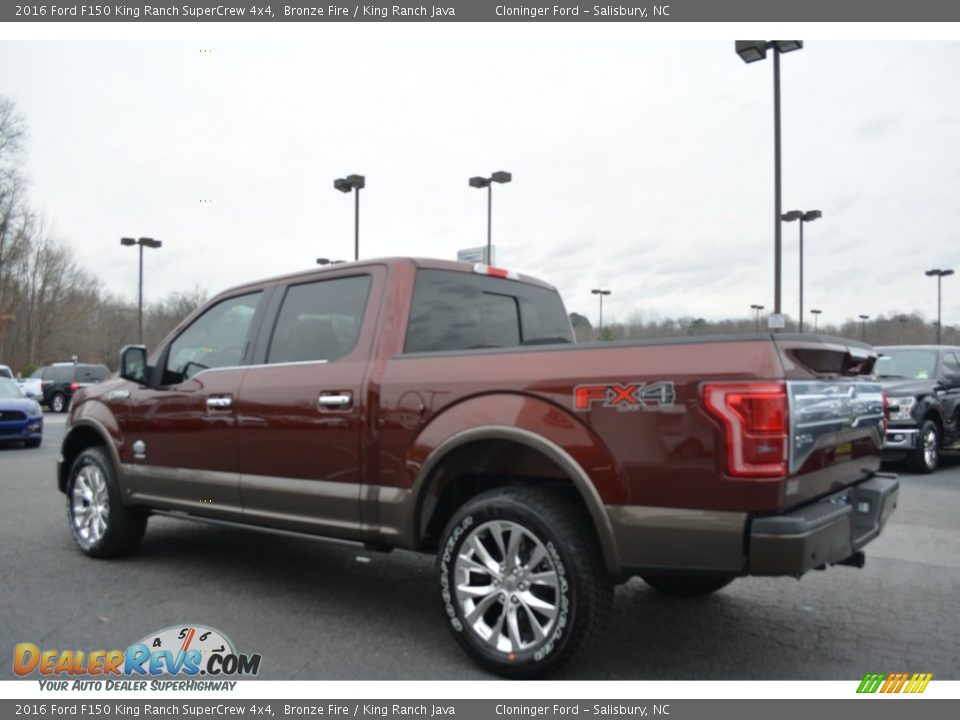2016 Ford F150 King Ranch SuperCrew 4x4 Bronze Fire / King Ranch Java Photo #31