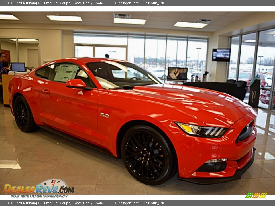2016 Ford Mustang GT Premium Coupe Race Red / Ebony Photo #1