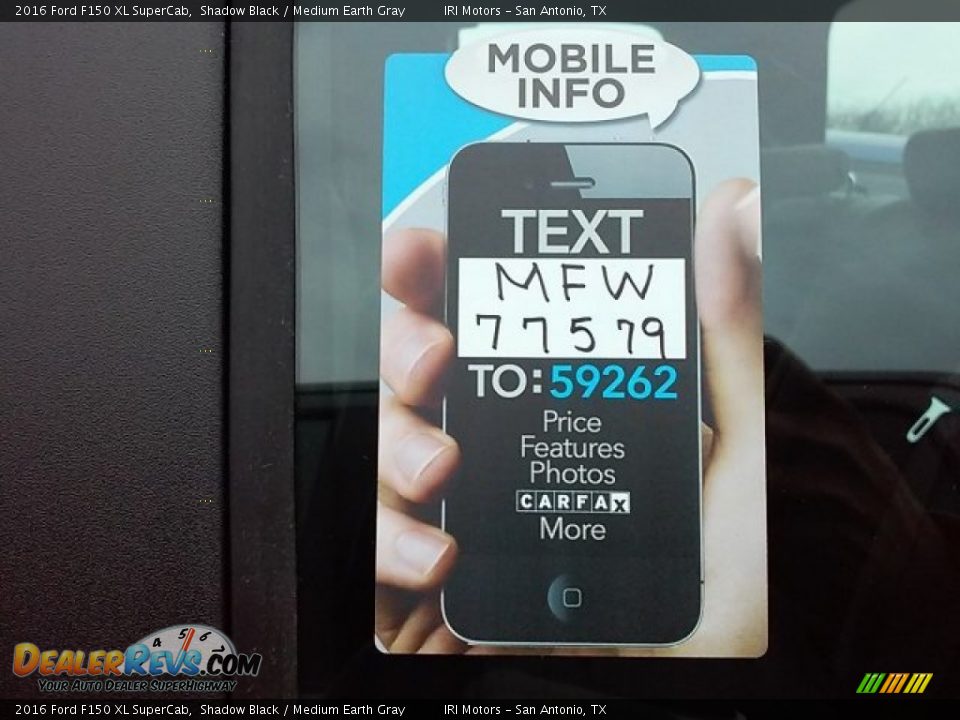 Dealer Info of 2016 Ford F150 XL SuperCab Photo #2