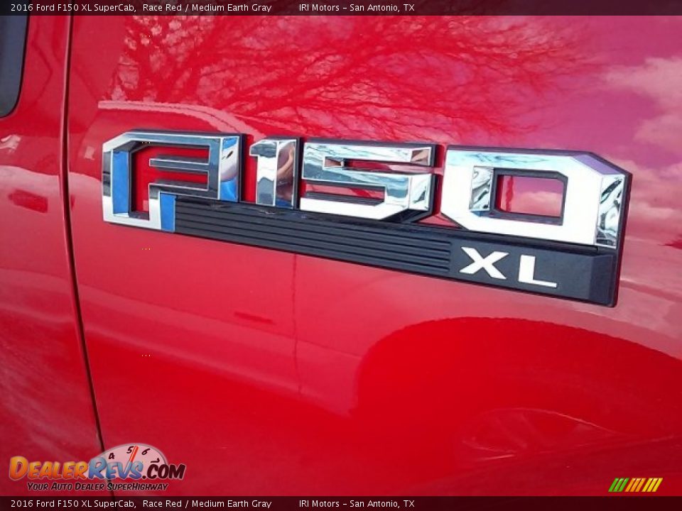 2016 Ford F150 XL SuperCab Race Red / Medium Earth Gray Photo #5