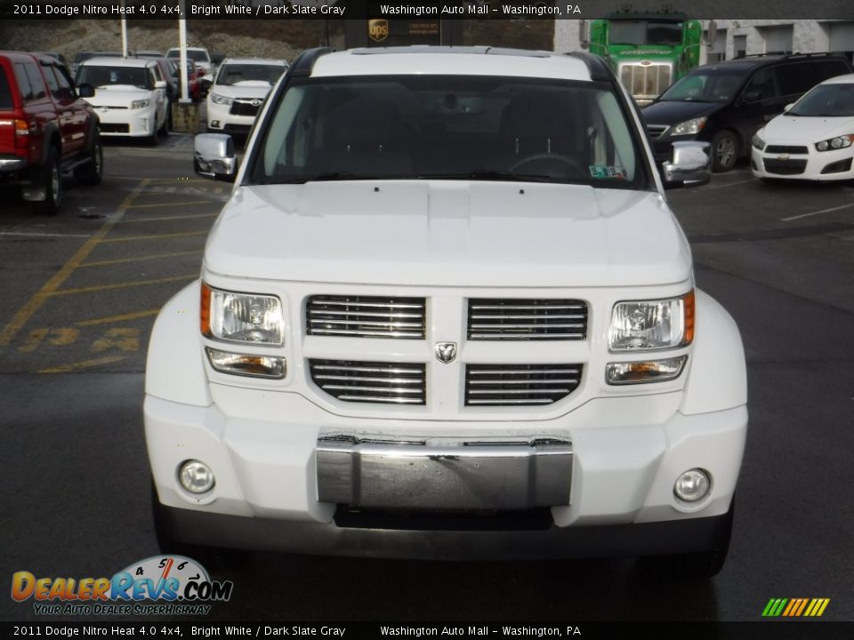 2011 Dodge Nitro Heat 4.0 4x4 Bright White / Dark Slate Gray Photo #5