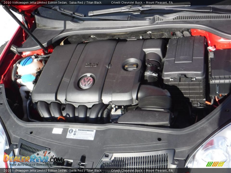 2010 Volkswagen Jetta Limited Edition Sedan Salsa Red / Titan Black Photo #11