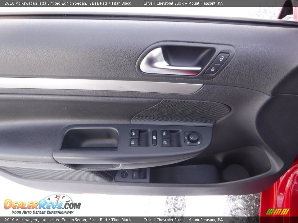 2010 Volkswagen Jetta Limited Edition Sedan Salsa Red / Titan Black Photo #12