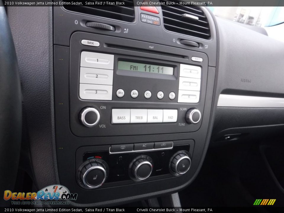 2010 Volkswagen Jetta Limited Edition Sedan Salsa Red / Titan Black Photo #16
