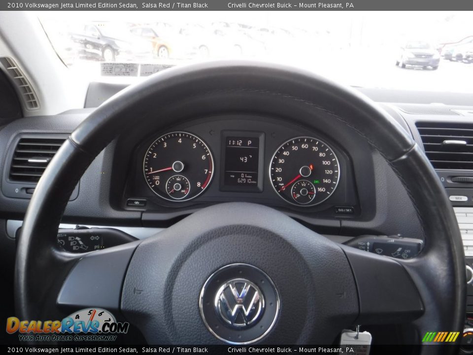 2010 Volkswagen Jetta Limited Edition Sedan Salsa Red / Titan Black Photo #20