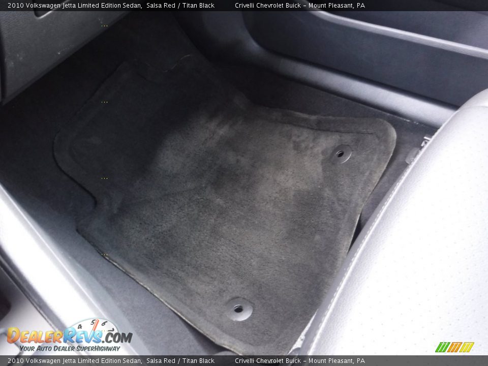 2010 Volkswagen Jetta Limited Edition Sedan Salsa Red / Titan Black Photo #21