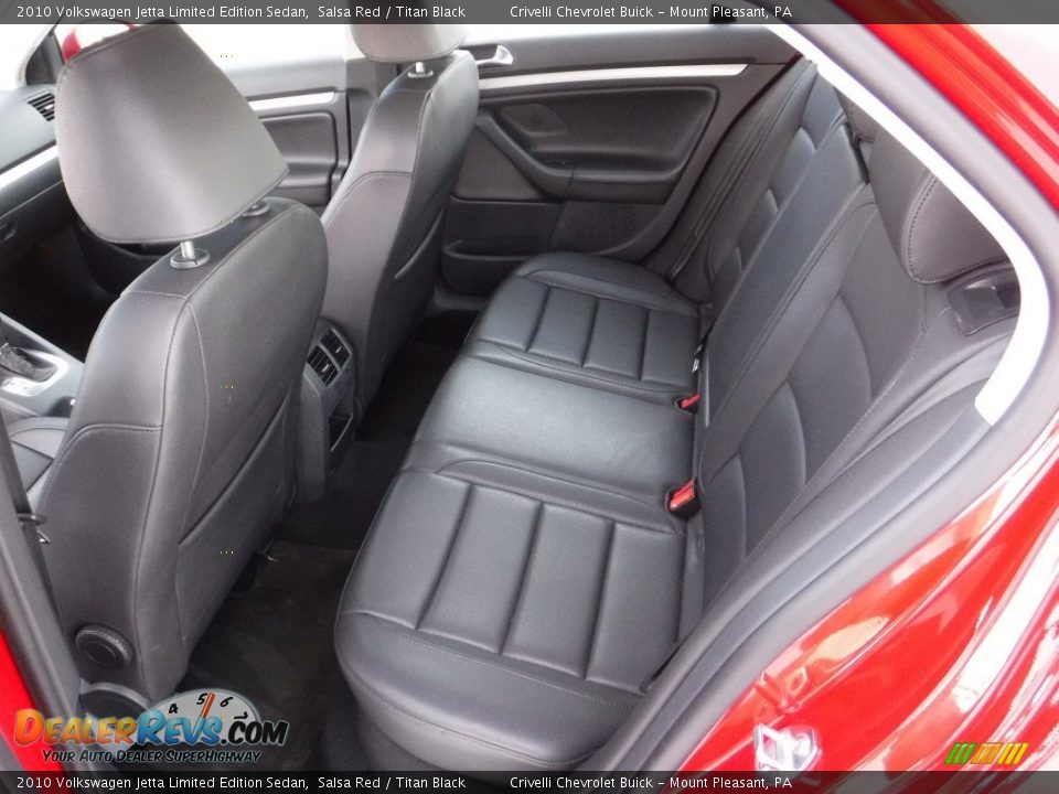 2010 Volkswagen Jetta Limited Edition Sedan Salsa Red / Titan Black Photo #22